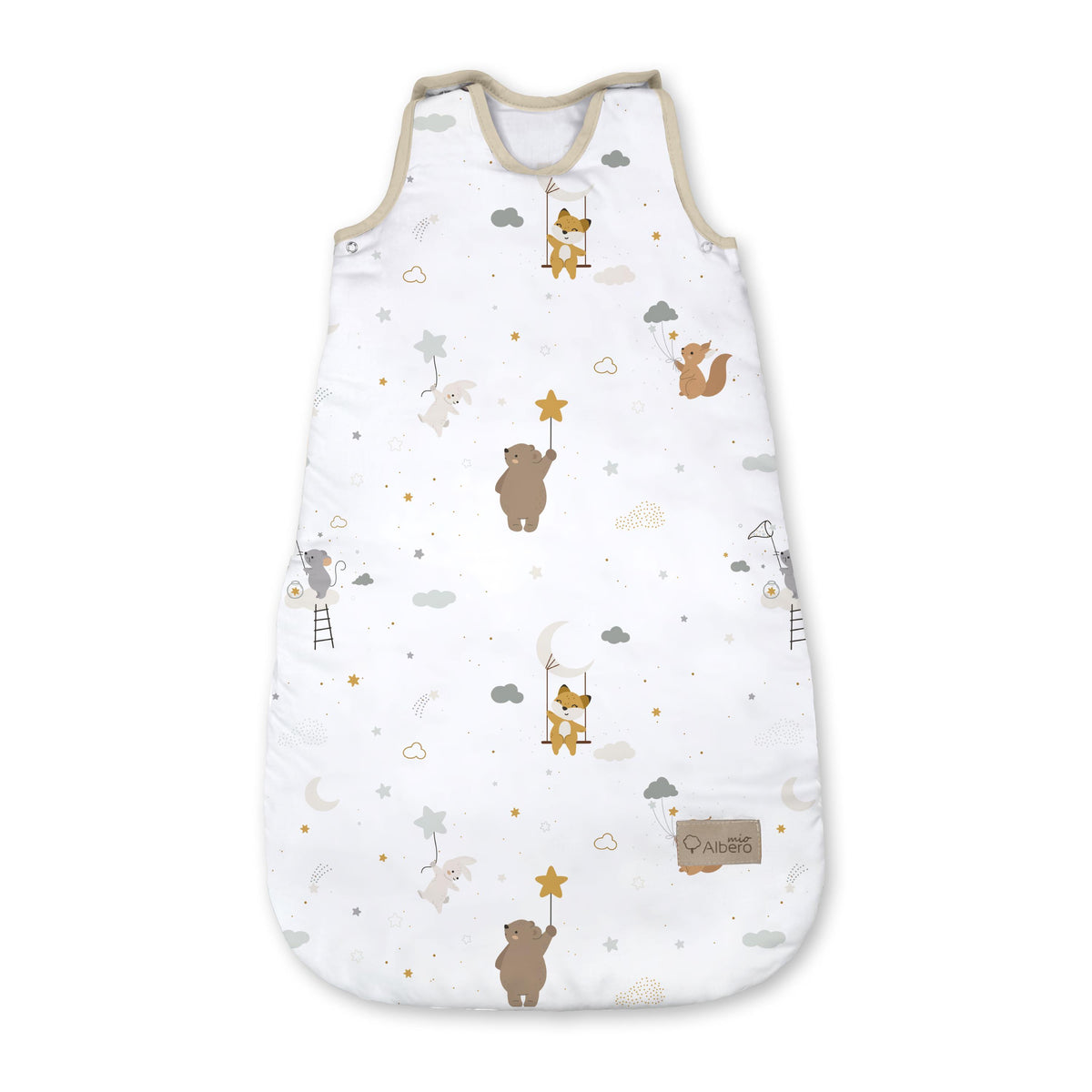 ALBERO MIO Mini baba hálózsák – Kisegér- 62×34 cm