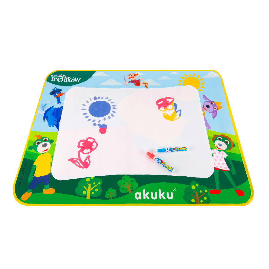 AKUKU mágikus vízzel rajzolható szőnyeg – 76 × 58 cm