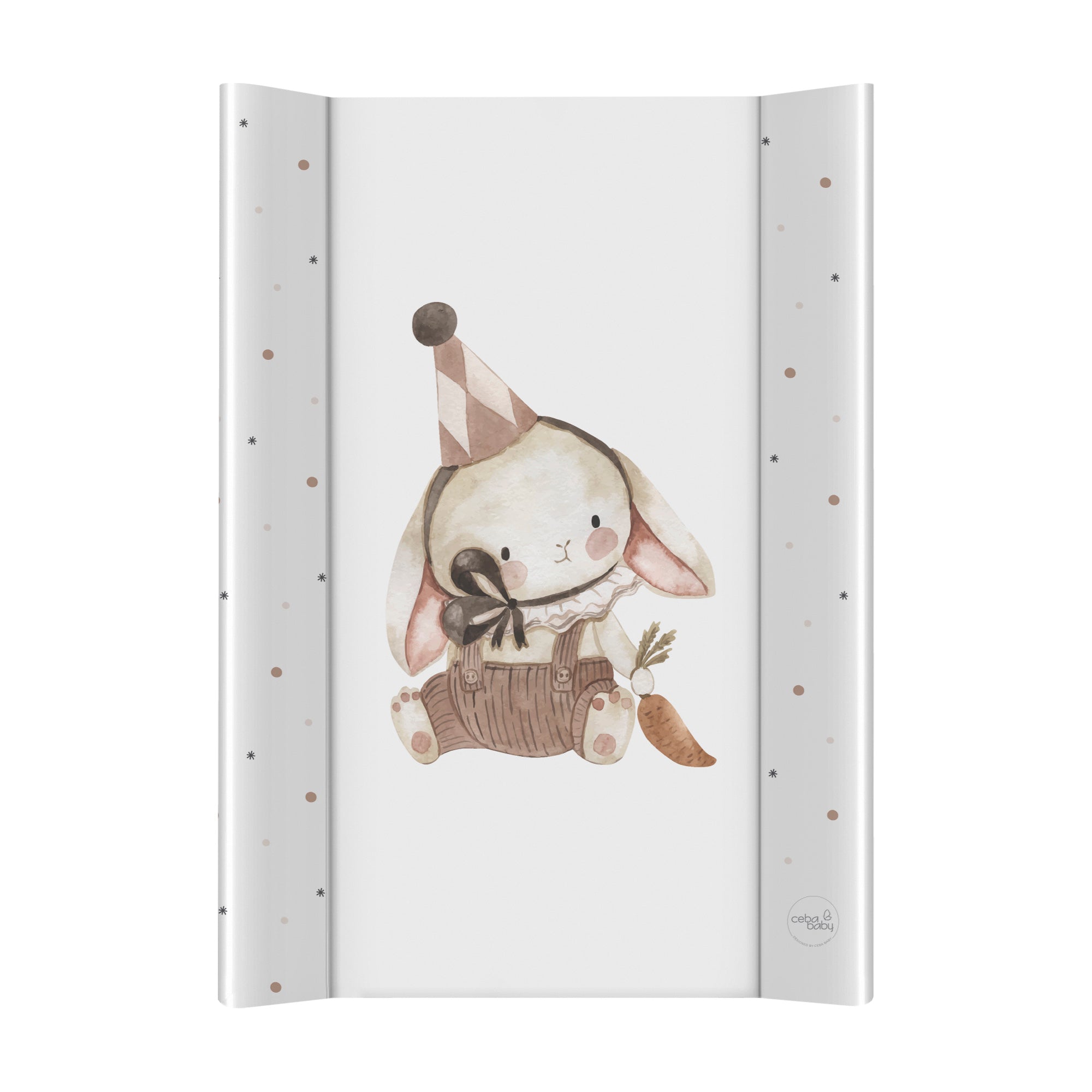 Ceba Ultra Light Merev Pelenkázólap 50×70 cm – Clown Bunny
