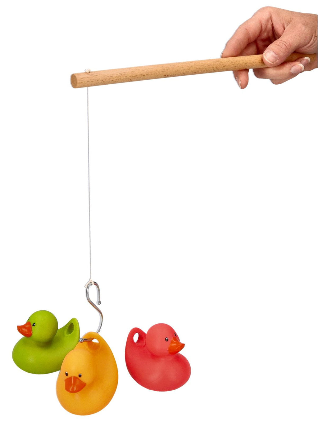 MOM'S CARE kacsahorgász fürdőjáték horgászbottal – 4 részes készlet
