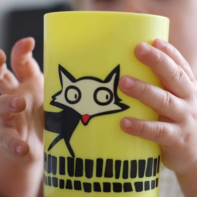 Tommee Tippee Super Cup borulásgátló nyitott itatópohár 300 ml, 12 hó+ – Sárga, 1+1 akció