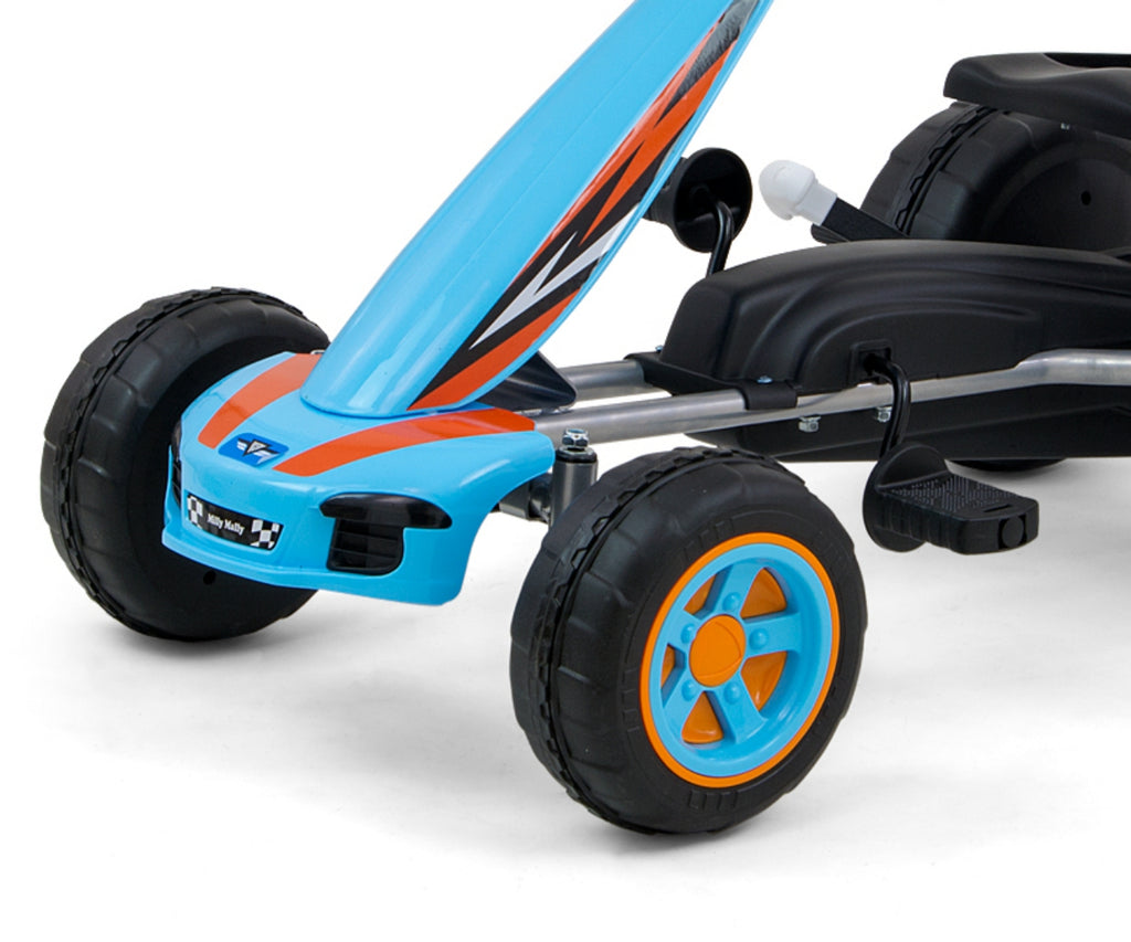 MILLY MALLY Viper pedálos gokart állítható üléssel – Kék