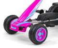 MILLY MALLY Viper pedálos gokart állítható üléssel – Rózsaszín