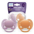 Philips Avent SCF091/33 Ultra Soft cumi 6–18 hó – Narancs és Lila (2 db)