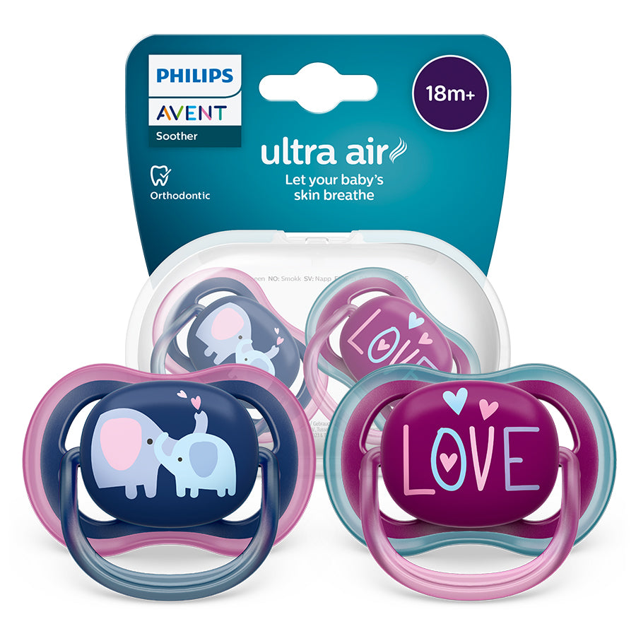Philips Avent SCF349/22 Ultra Air cumi 18h+ – Elefánt és Love (2 db)
