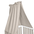 ALBERO MIO Cotton Color muszlin baldachin kiságyhoz – Bézs- 150×200 cm