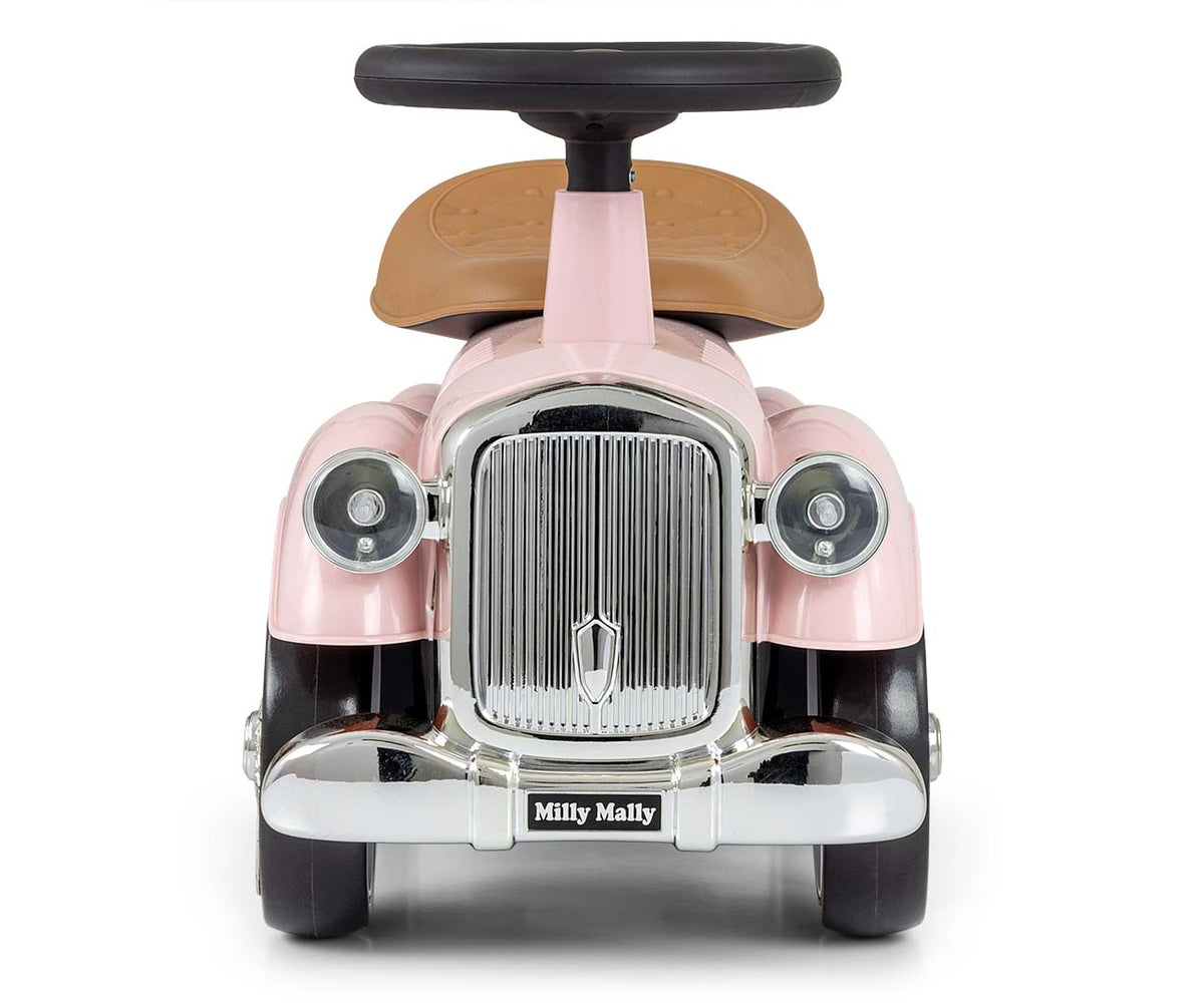 Milly Mally Royce retro bébitaxi dudával és tárolórekesszel – Pink