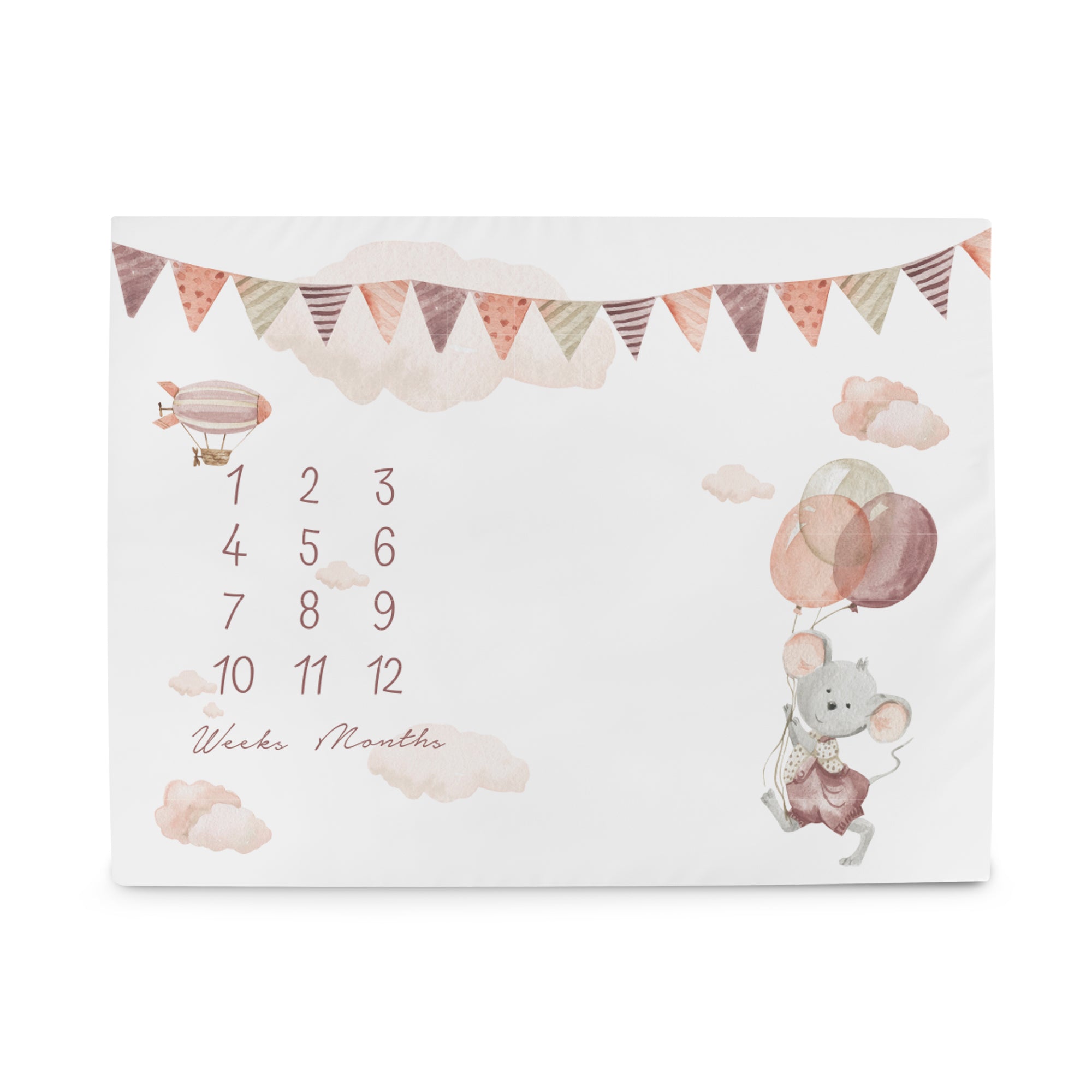 Ceba Fotózós Babamatrac 92×72 cm – Mouse