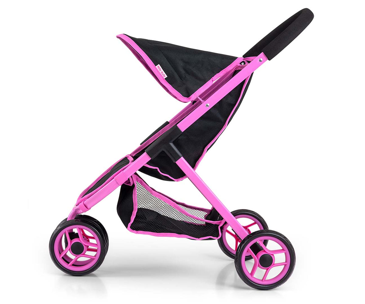 MILLY MALLY Susie Prestige sport játékbabakocsi – Fekete