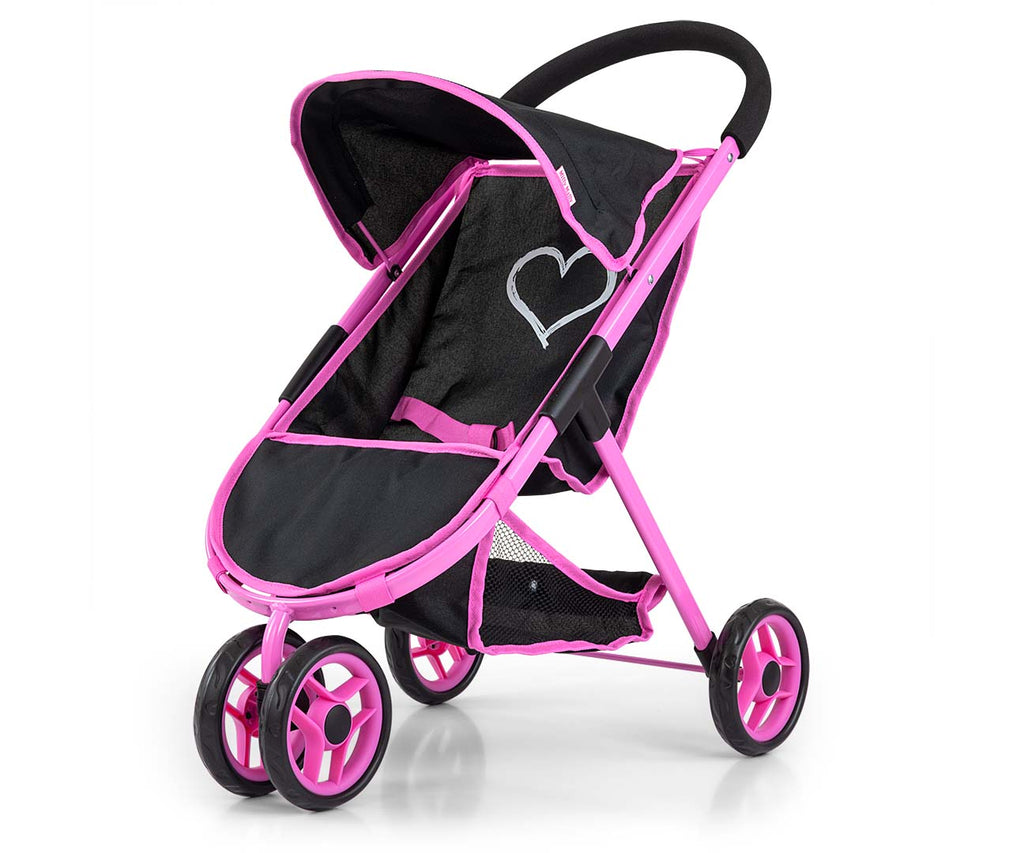 MILLY MALLY Susie Prestige sport játékbabakocsi – Fekete