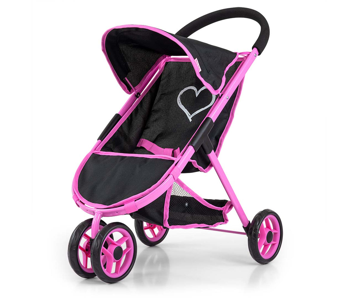 MILLY MALLY Susie Prestige sport játékbabakocsi – Fekete