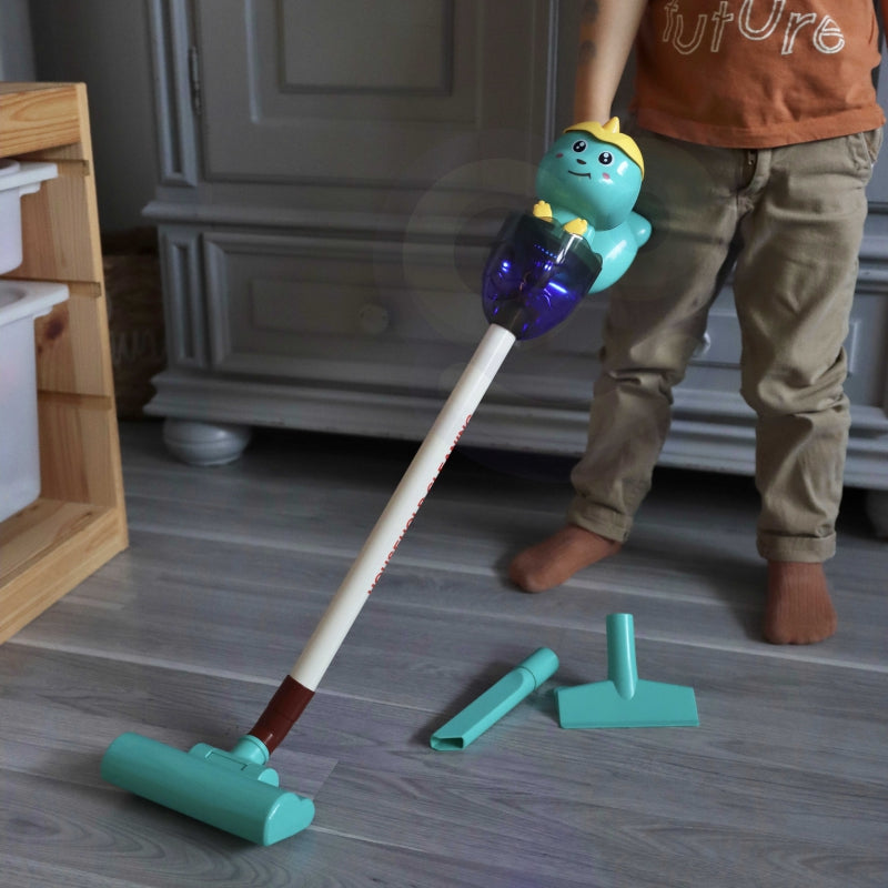 WOOPIE Dino 3 az 1-ben zenélő játékporszívó szívófunkcióval, fényhatásokkal és 3 fejjel
