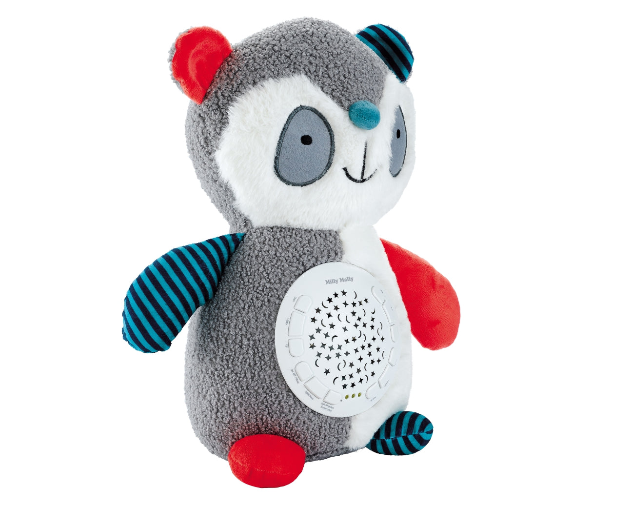 Milly Mally plüss panda csillagfény-projektorral és altatódallamokkal