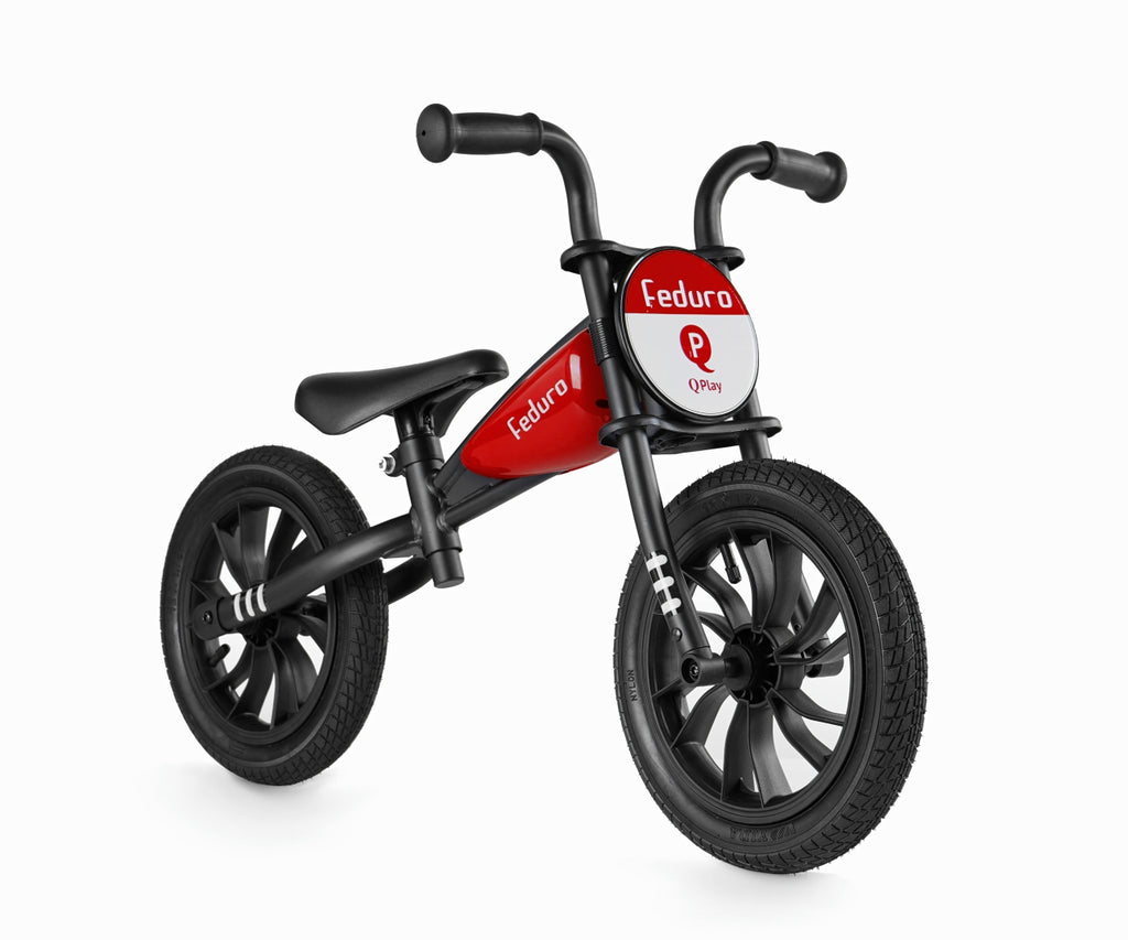 MILLY MALLY Qplay Feduro motoros stílusú futóbicikli – Piros