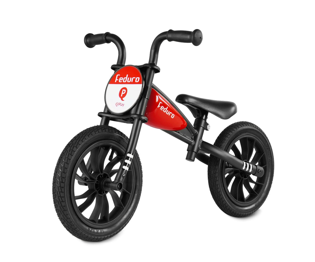MILLY MALLY Qplay Feduro motoros stílusú futóbicikli – Piros
