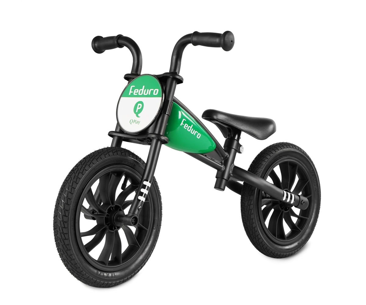 MILLY MALLY Qplay Feduro motoros stílusú futóbicikli – Zöld