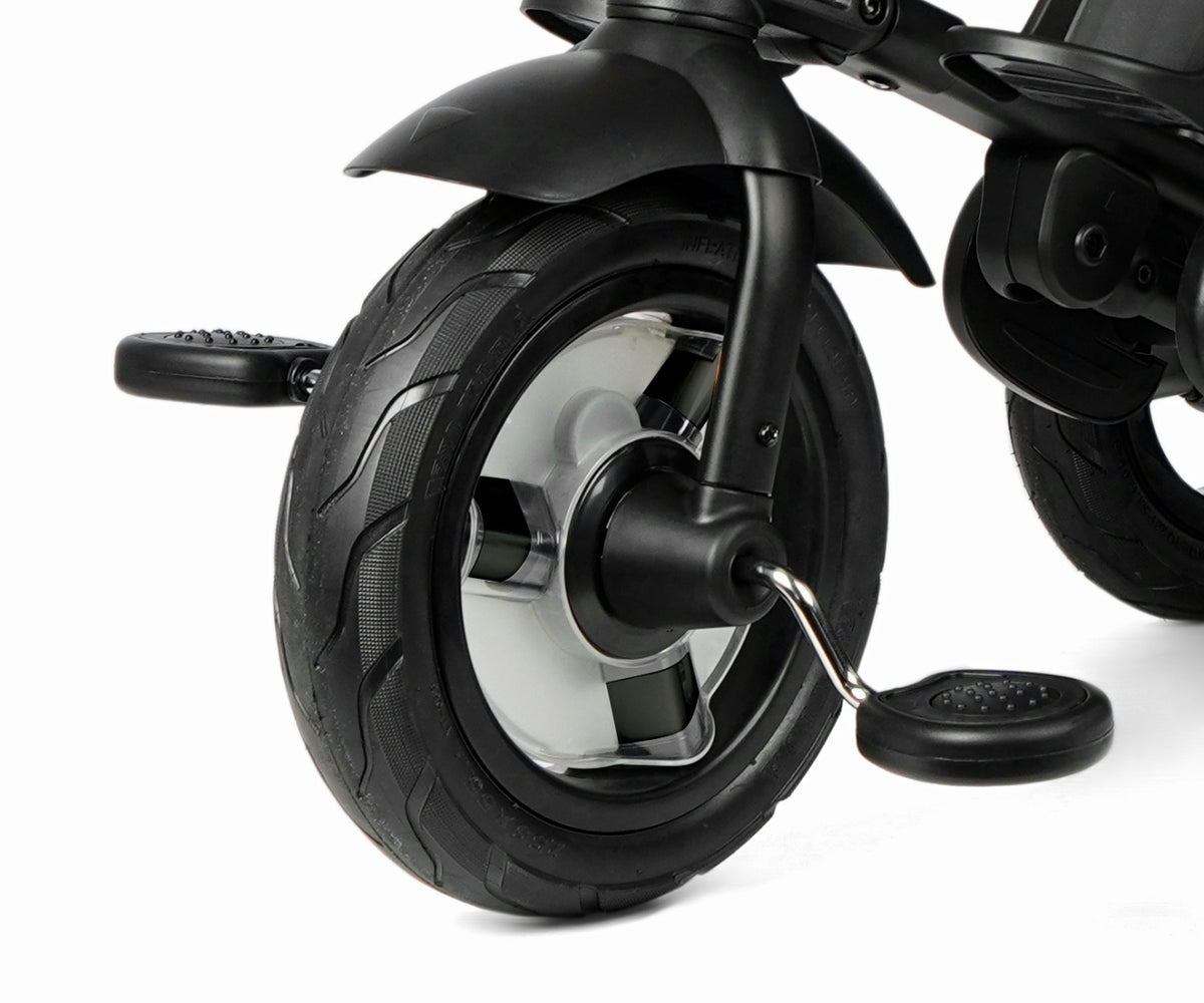 MILLY MALLY Qplay Rito Deluxe Rubber összecsukható tricikli – Fekete
