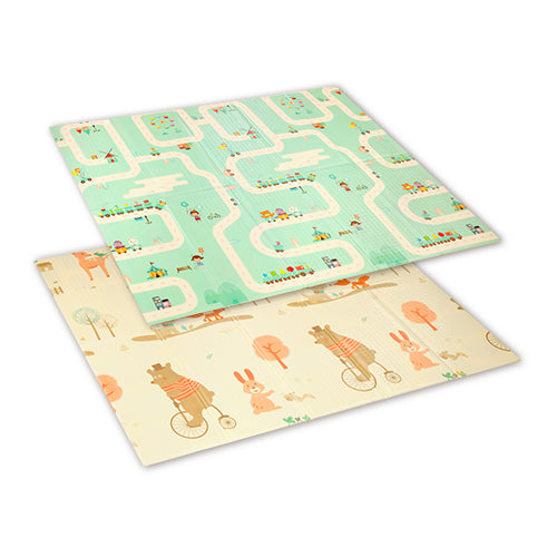 BabyOno XPE kétoldalas összecsukható habszivacs játszószőnyeg 150×200 cm