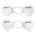 AKUKU univerzális szekrény- és fiókzár – Fehér, 10 cm, 2 db