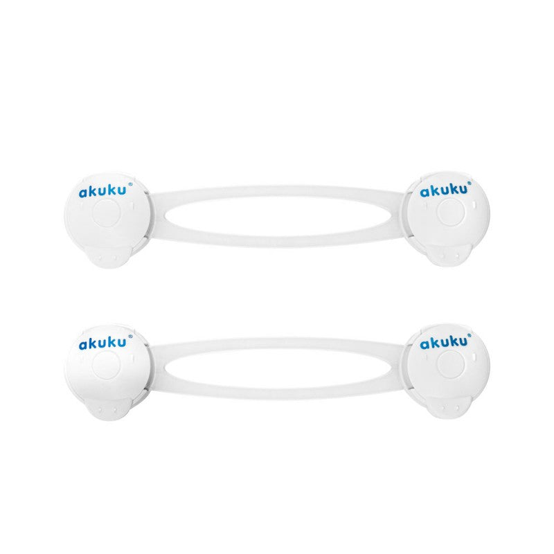 AKUKU univerzális hosszú szekrény- és fiókzár – 16 cm, 2 db