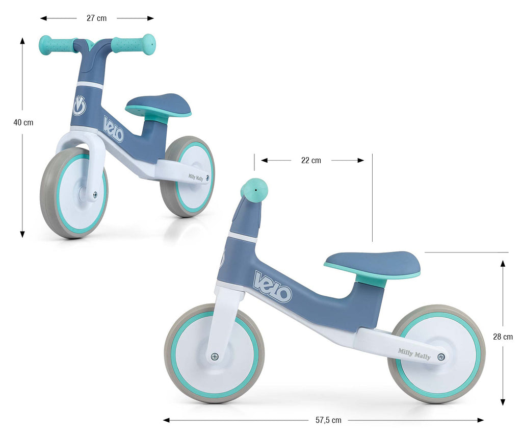 MILLY MALLY Velo futóbicikli – Menta