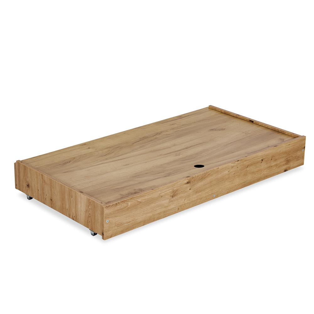 KLUPS Amelia ágy alatti ágyneműtartó 120 × 60 cm-es kiságyhoz – tölgy