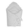 ALBERO MIO Cotton Color fodros muszlin babapólya – Hamuszürke- 75×75 cm