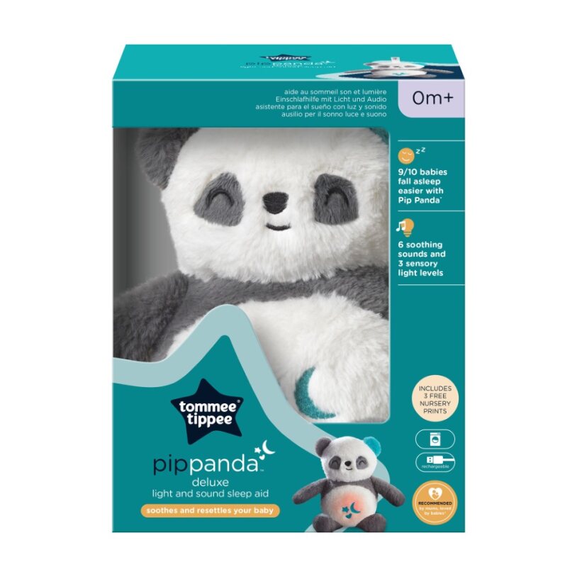 Tommee Tippee Pip Panda plüss altató és fehérzaj-generátor