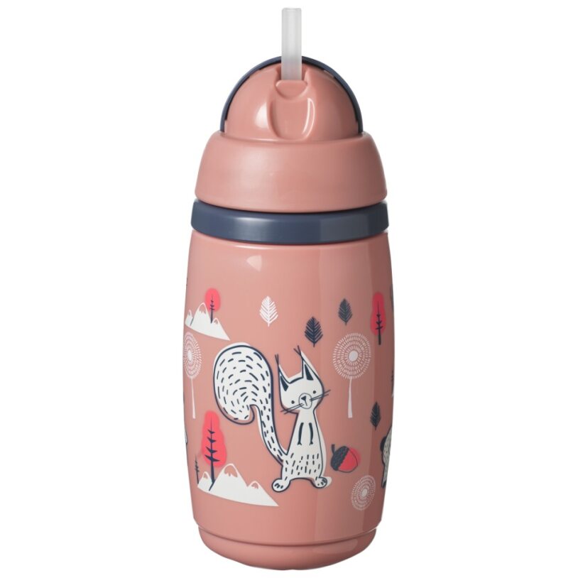 Tommee Tippee Superstar szívószálas kulacs 266 ml – rózsaszín