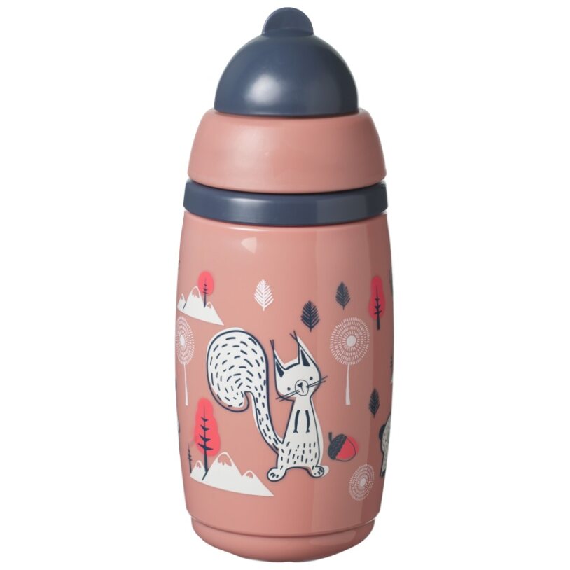 Tommee Tippee Superstar szívószálas kulacs 266 ml – rózsaszín