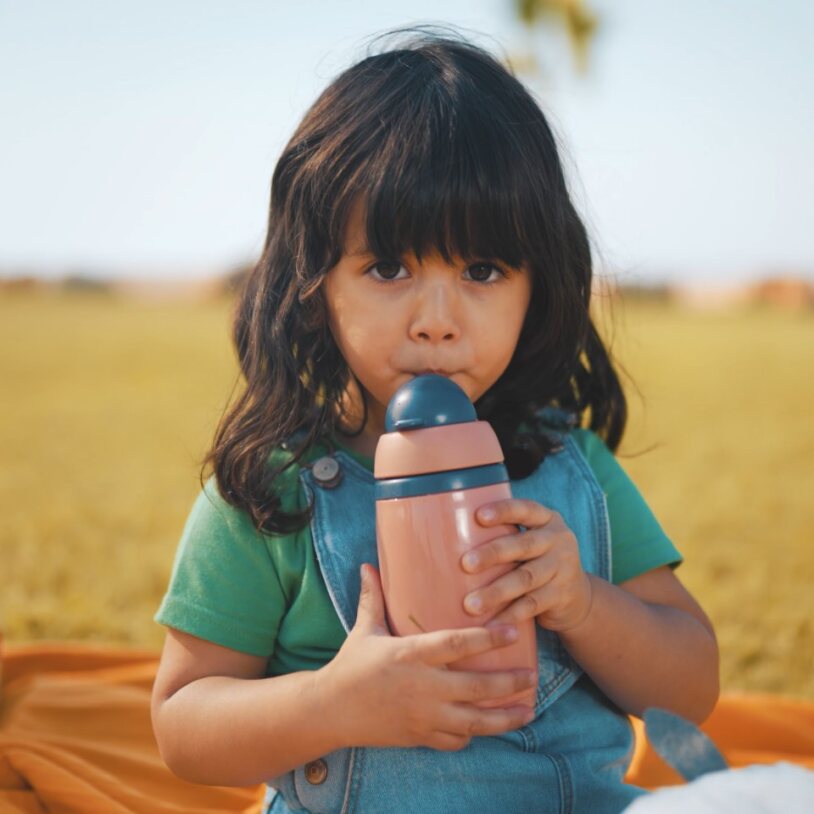 Tommee Tippee Superstar szívószálas kulacs 266 ml – rózsaszín