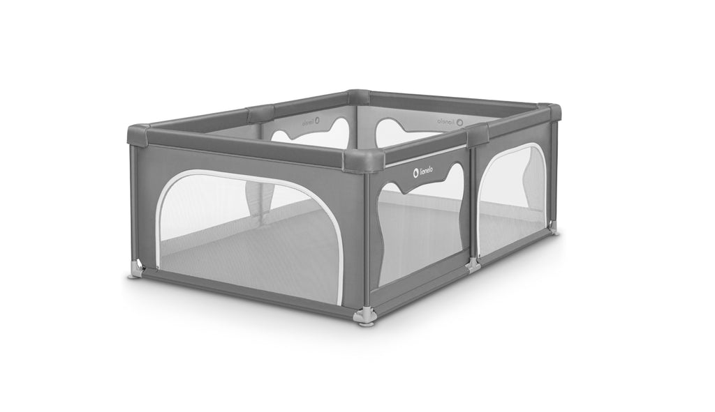 Lionelo Willow összecsukható járóka – Grey Concrete