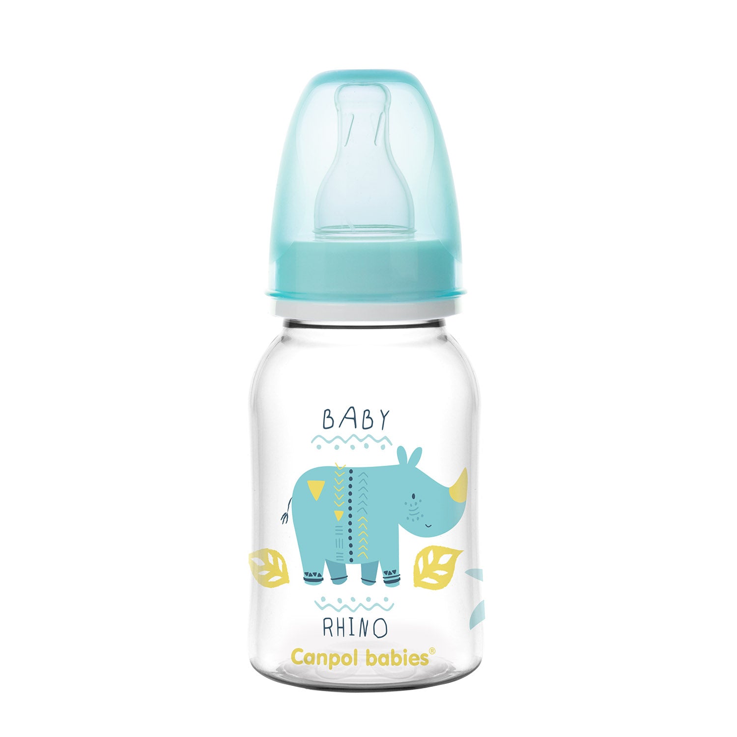 Canpol babies keskeny nyakú cumisüveg 120 ml AFRICA türkiz