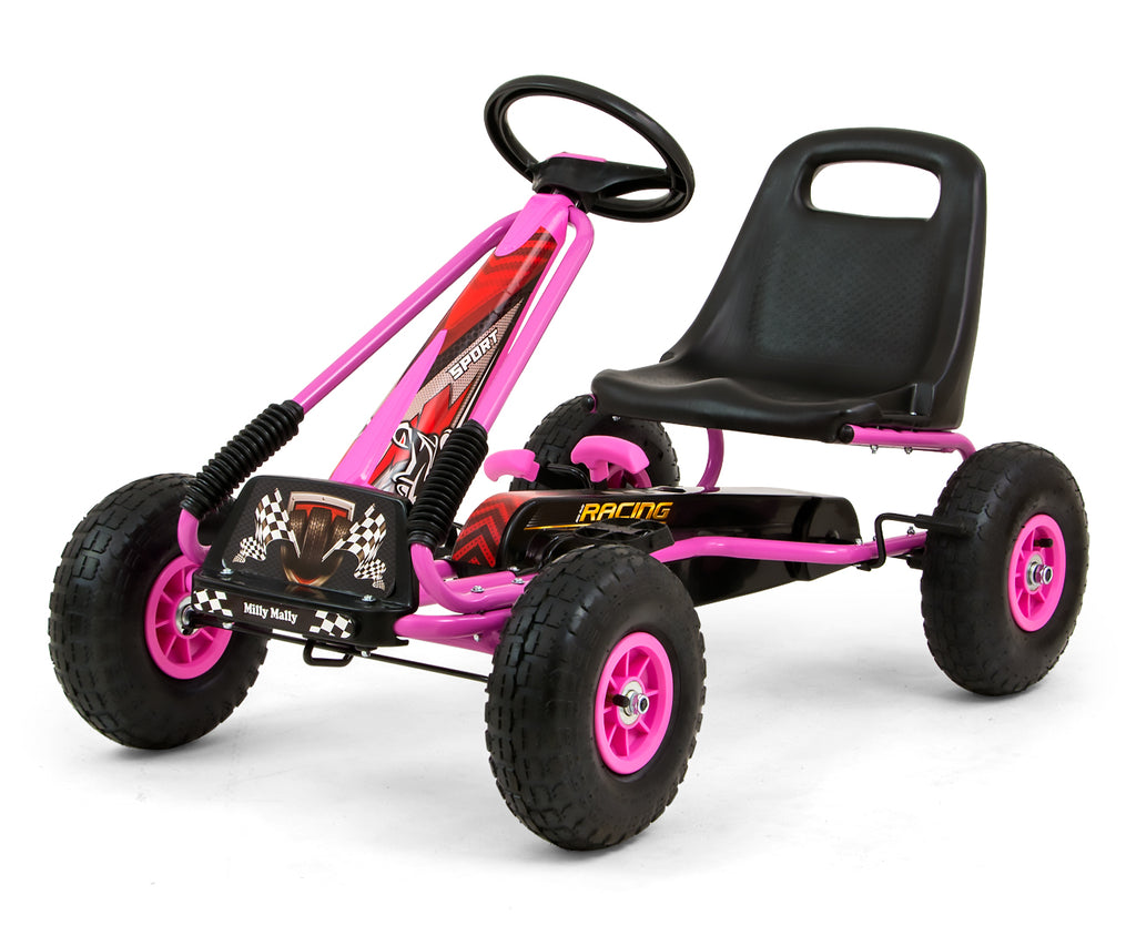 MILLY MALLY Thor pedálos gokart – Rózsaszín