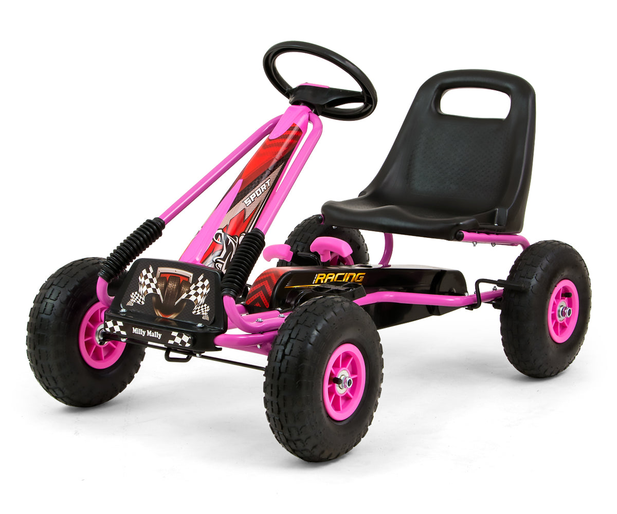 MILLY MALLY Thor pedálos gokart – Rózsaszín