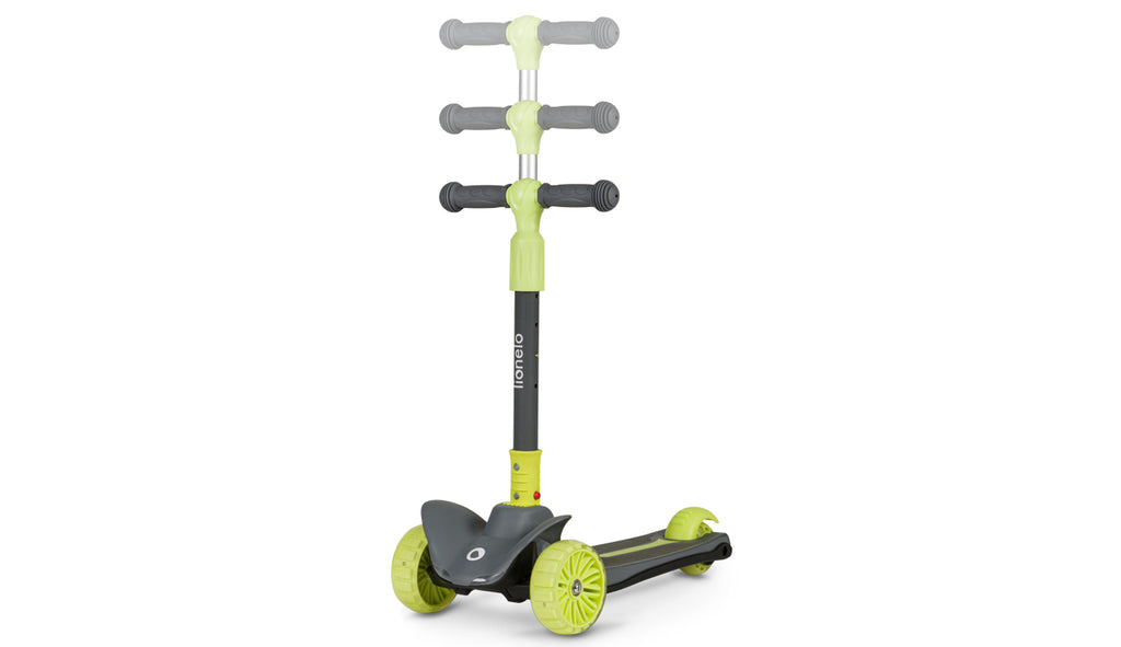 Lionelo Timmy háromkerekű LED-es roller – Green Lime