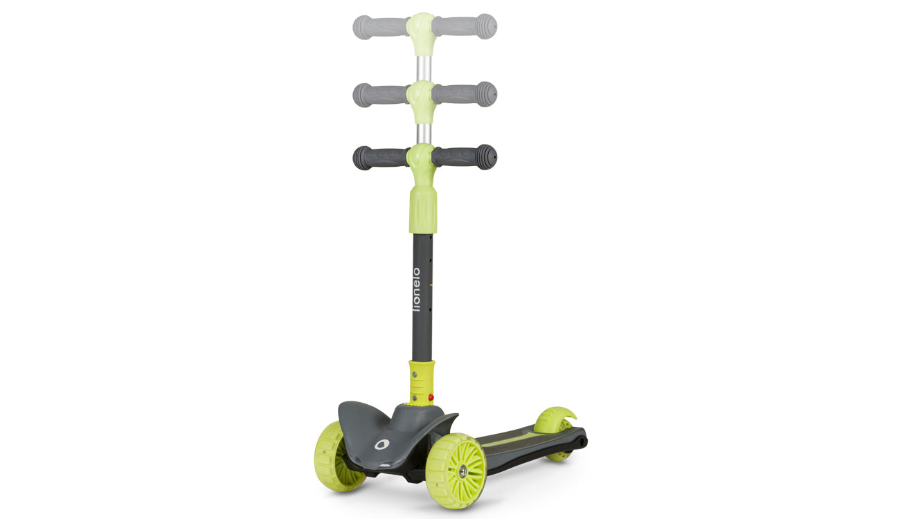 Lionelo Timmy háromkerekű LED-es roller – Green Lime