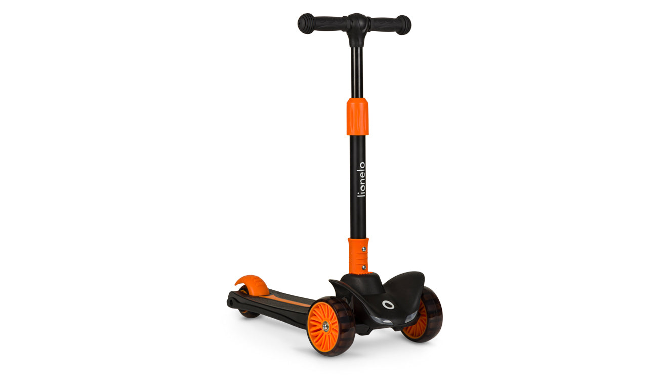 Lionelo Timmy háromkerekű LED-es roller – Orange Black