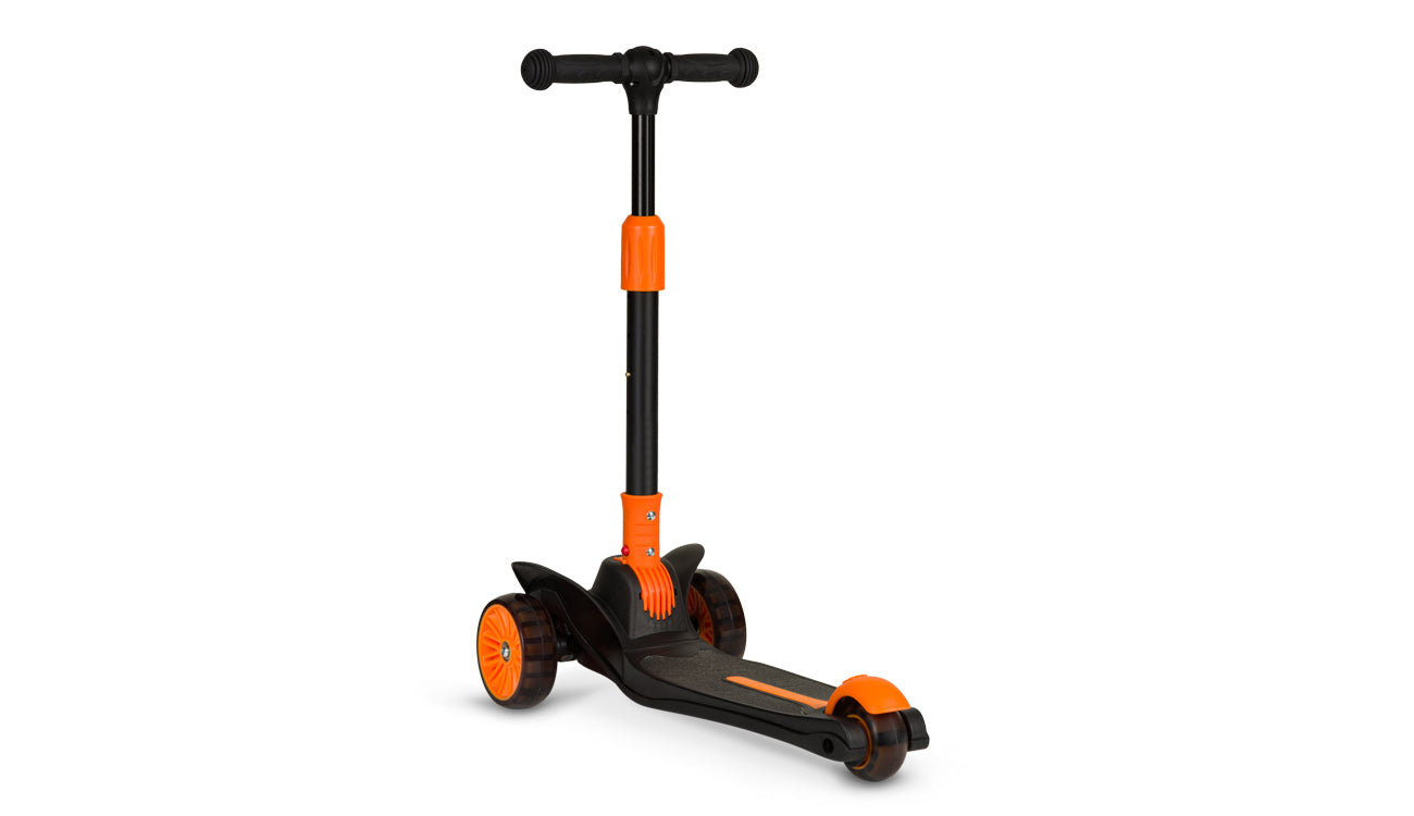 Lionelo Timmy háromkerekű LED-es roller – Orange Black