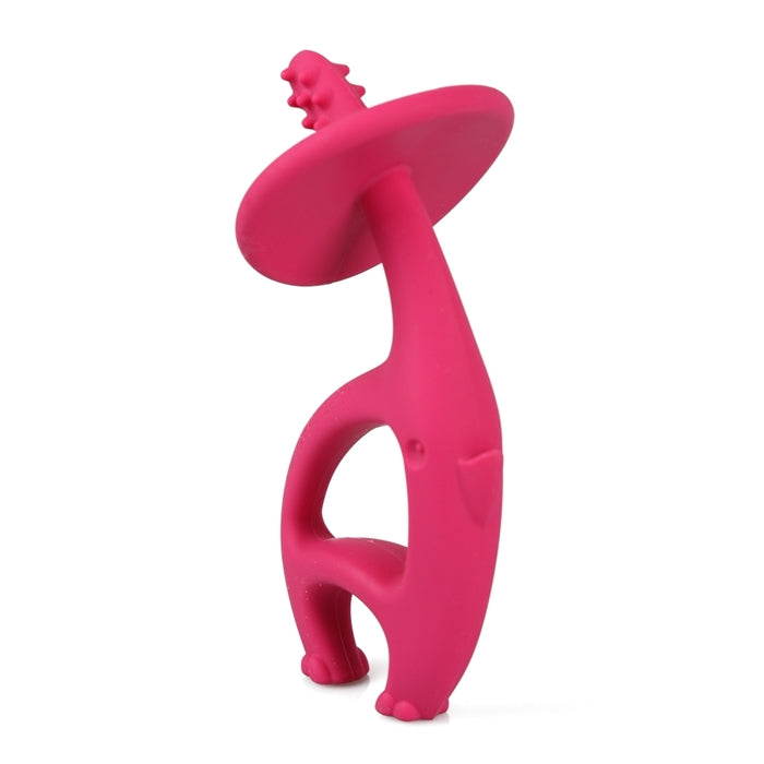 Mombella Dancing Elephant táncoló elefánt rágóka – sötét rózsaszín