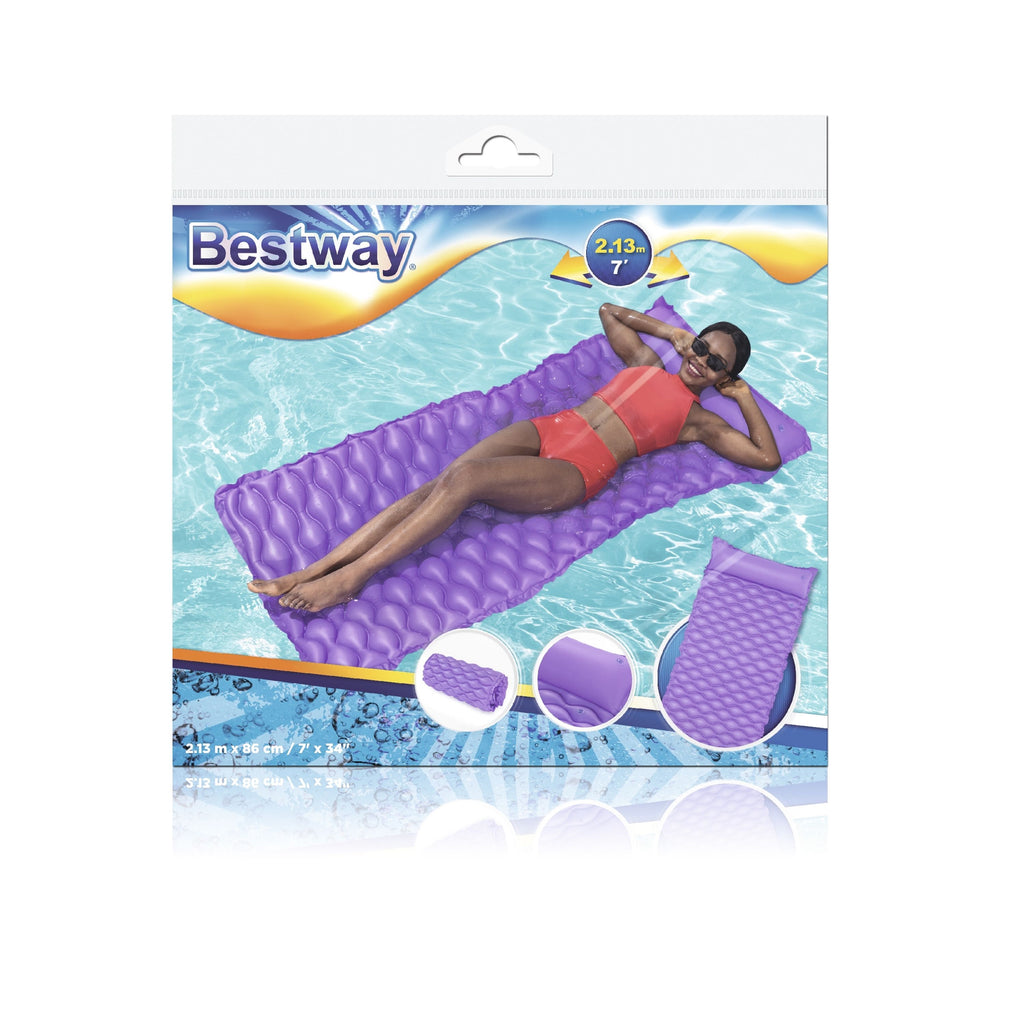 Bestway Float'n Roll Felfújható Strandmatrac – Lila