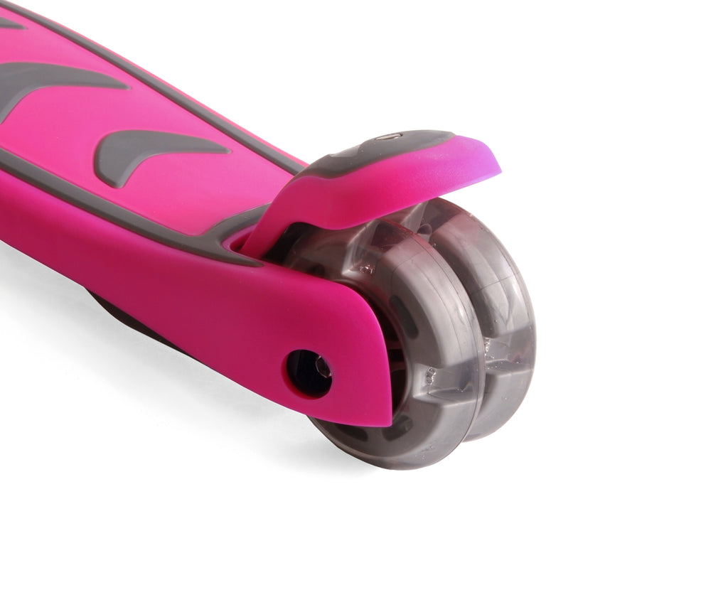 MILLY MALLY Boogie Scooter háromkerekű roller világító kerekekkel – Rózsaszín