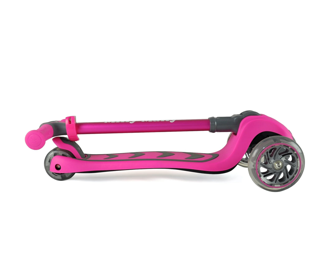 MILLY MALLY Boogie Scooter háromkerekű roller világító kerekekkel – Rózsaszín