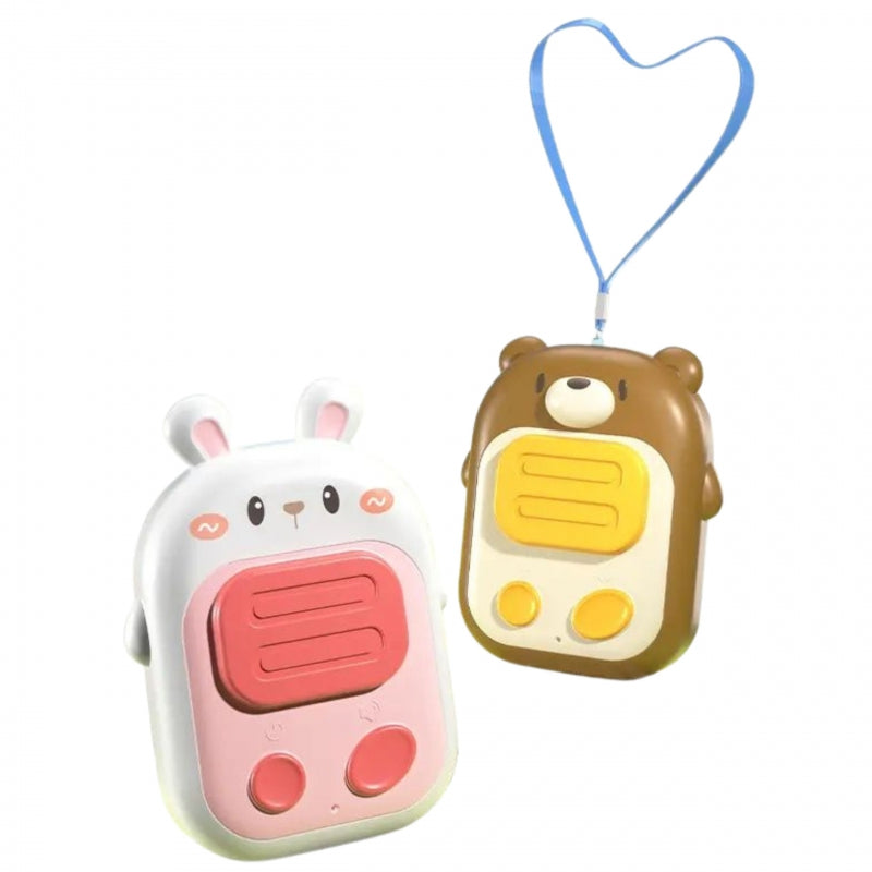 WOOPIE Nyuszis és macis walkie-talkie adóvevő készlet