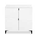 KLUPS Mia Mini komód – fehér–fekete