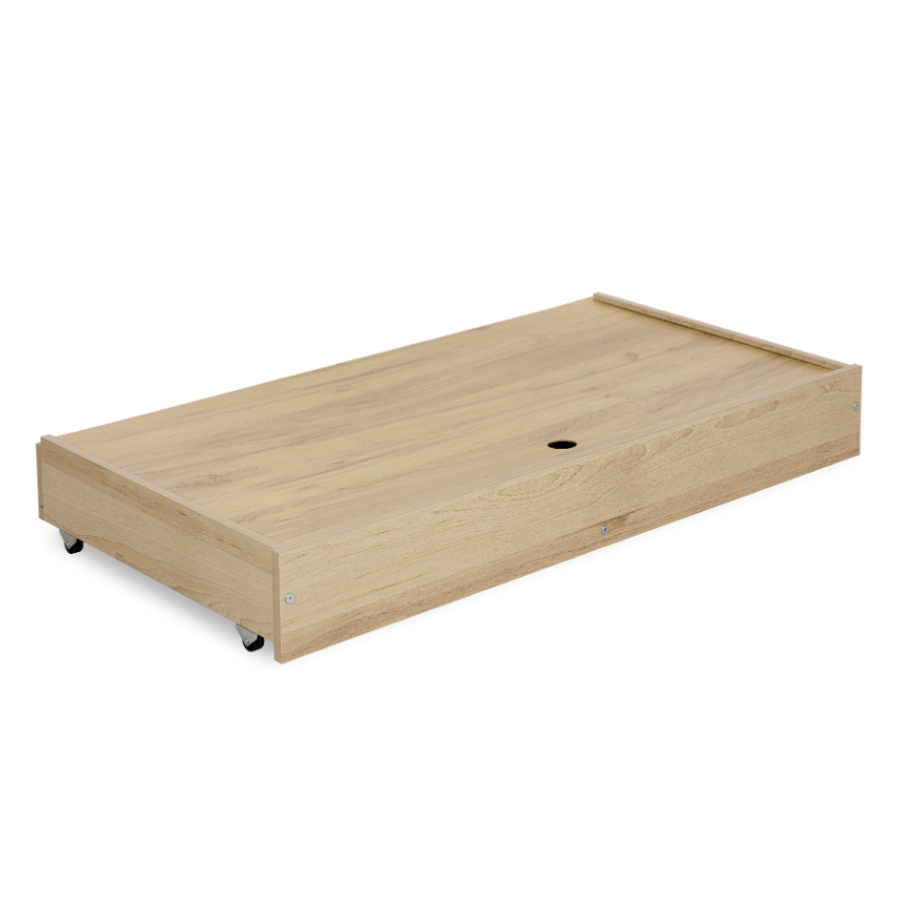 KLUPS fedeles ágy alatti ágyneműtartó 120 × 60 cm-es kiságyhoz – bükk