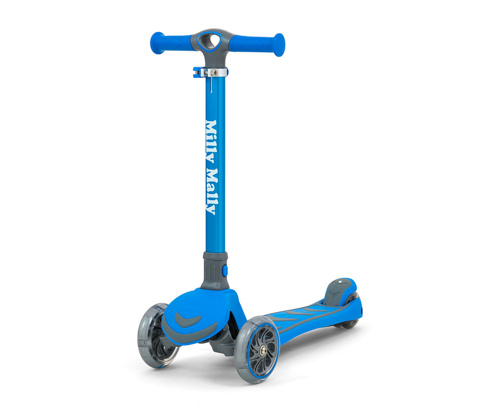 MILLY MALLY Boogie Scooter háromkerekű roller világító kerekekkel – Kék