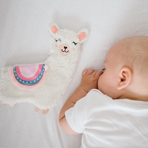 BabyOno LLAMA LULU szundikendő – rózsaszín