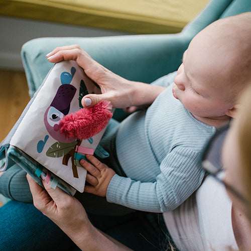 BabyOno SAFARI fejlesztő kontrasztos szenzoros könyv