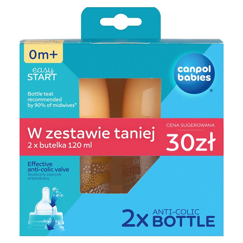 Canpol babies cumisüveg 120 ml duopack